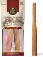 Bully Bunches Premium12 Inch Monster Odour-Free Bully Sticks for Large & Giant Dogs - Long Lasting Chews for Oral Care - All Natural & Single Ingredient, 100% Beef Dog Treats, Rawhide Free (2 Pk) - Image 2