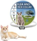 Cat Flea Collar, Adjustable Flea and Tick Collar for Cats and Kittens, Silicone Prevention Collar Waterproof & Safe for All Breeds and Sizes - Image 2