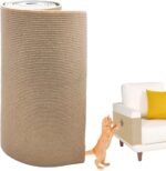 Cat Scratching Mat Scratcher Mats for Couch Protector - 78.7"x15.8" Self-Adhesive Kitten Scratcher Climbing Wall Mats, Cats Scratch Protectors for Furniture Sofa (Khaki) - Image 2