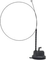 Cat Wand, Suction Cup Cat Toy 35in Flexible Steel Wand with Stand & DIY Refill Head 2-in-1 Hands-Free & Handheld Fun Teaser Toy for Indoor Home - Image 2