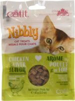 Catit Nibbly Cat Treats-Chicken & Liver Flavour - 90 g (Pack of 1) - Image 2