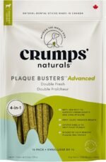Crumps Naturals Plaque Busters Advanced - Double Fresh Dental Sticks 9.5oz - Image 2