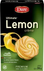 Dare Ultimate Lemon crème - Crunchy Sandwich Cookies with Real Lemon 290g Unit Pack - Image 2