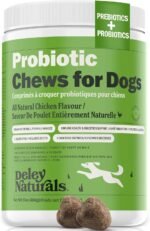 Deley Naturals Probiotics for Dogs - Dog Probiotics Chewable with 6 Digestive Enzymes & 4 Billion CFUs - Probiotic Chews for Dogs Gut Health Diarrhea & Digestion - Digestive Balance Dog Supplements - Image 2