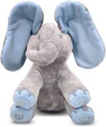 Dimple Kyle Peek A Boo Elephant Toy, Interactive Singing Stuffed Elephant Plush with Moving Ears, Musical Stuffed Animal for Babies and Toddlers, Adorable Baby Toy - Image 2