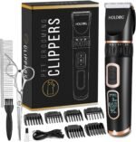 Dog Clippers Professional Heavy Duty Grooming Clipper 3-Speed Low Noise High Power Rechargeable Cordless Pet Tools for Small & Large Dogs Cats Pets with Thick Coats - Image 2