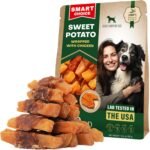 Dog Treats Sweet Potato Chews Wrapped Chicken & Pet Natural Food 300 GR - Gateries Pour Chien & Bully Sticks Replacement for Training Small, Medium & Large Breed Dogs & Healthy Dried Snacks in Bulk - Image 2