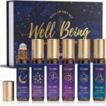 Essential Oils Roll On Set, Natural Aromatherapy Oil Roller for Body, Skin, Massage, Essential Oil Blends - Sweet Dream, Unwind, Breahte, Balance, Focus, Happy, Gifts for Women - Image 2