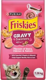Friskies Gravy Swirlers Dry Cat Food - 7.26 kg Bag - Image 2