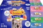 Friskies Greatest Hits Wet Cat Food, Pate Variety Pack 4 Flavours - 156 g Can (32 Pack) - Image 2