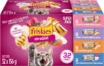 Friskies Shredded Wet Cat Food, Poultry & Fish Combo Variety Pack 4 Flavours - 156 g Can (32 Pack) - Image 2