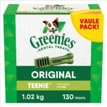 GREENIES Dog Treats Original Teenie Natural Dental Care, (130 Treats) 36oz. Pack - Image 2