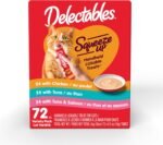 Hartz Delectables Squeeze Up Senior Chicken Interactive Lickable Wet Cat Treats, 64 Count - Image 2