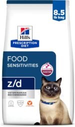 Hill's Prescription Diet z/d Skin/Food Sensitivities Hydrolyzed Dry Cat Food, Veterinary Diet, 8.5 lb. Bag - Image 2