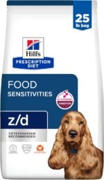 Hill's Prescription Diet z/d Skin/Food Sensitivities Hydrolyzed Dry Dog Food, Veterinary Diet, 25 lb. Bag - Image 2