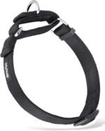 Hyhug Martingale Dog Collar Large Black |Escape - Proof Heavy Duty Nylon Durable No Pull, Ideal for Training & Daily Walks - Image 2