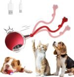 Interactive Cat Ball Toy for Indoor Cats - Fast Rolling Move On Carpet, Smart Obstacle Avoidance, 360° Smart Automatic Self Rolling, Cat Puzzle Toys for Bored Indoor Adult Cats and Dog (1pcs) - Image 2