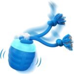 Interactive Dog Toys, [2025 Newly Upgraded] Interactive Dog Ball for Medium/Large Dogs, Automatic Moving Dogs Toy Wicked Ball for Boredom & Training, USB Rechargeable(Blue) - Image 2