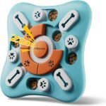 Interactive Dog Treat Puzzle Toys for IQ Training & Mental Stimulating,Fun Slow Feeder,Large Medium Small Dogs Enrichment Toys with Squeak Design - Image 2