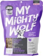 Jay's Soft & Chewy My Mighty Wolf Turkey Dog Treats 454g Made in Canada - Image 2