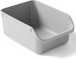 Kitten Cat Litter Box with High Sides Anti-Splashing for Indoor Cats Low Entry Kitty Litter Boxes (Grey) - Image 2