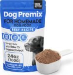Know Better Beef Recipe Premix for Raw Or Cooked Dog Food - Complete Raw or Homemade Dog Meal Mix for Small Dogs - Puppies & Adults - Easy-to-Prepare Balanced Nutrition - Pet Supplies - 24 Oz - Image 2