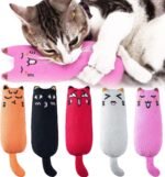 Legendog 5Pcs Catnip Toy, Cat Chew Toy Bite Resistant Catnip Toys for Cats,Catnip Filled Cartoon Mice Cat Teething Chew Toy - Image 2