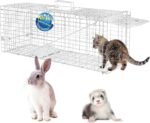 Live Animal Traps - 32" Humane Animal Trap for Stray Cats Raccoons, Squirrel, Skunk, Mole, Groundhog, Armadillo, Rabbit - Humane Rat Trap Indoor Outdoor - Image 2