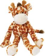 MULTIPET Swingin Safari Giraffe Large Plush Dog Toy with Extra Long Arms and Legs with Squeakers, 22-Inch, Yellow, L (Pack of 1), 22372 - Image 2