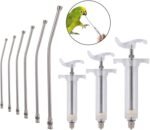 Manual Feeding Rearing Gavage Crop Needle Curved Medication Tube Cage Birds Mice Parrot Feeding Syringe (50 ml) - Image 2