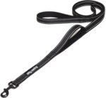 Maxpower Planet - Heavy Duty Dog Leash - 6ft Long with Double Traffic Handle Reflective Black - Perfect for Medium to Large Dogs - Image 2