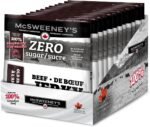 McSweeney's ZERO sugar Old Fashioned Beef Jerky.100% Made In Canada Sugar Free Snacks, School Snacks, Gluten Free, High Protein Snacks, Keto Friendly, Low Fat, Naturally Smoked, 70g (Pack of 12) - Image 2