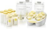 Medela Breast Milk Storage Solution Set, Breastfeeding Supplies & Containers, Breastmilk Organizer, Made Without BPA, Clear, 45 Piece Set - Image 2