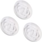 Melamine Slow Feeder Cat Bowls - Set of 3 Cat Food Dishes - Fun Maze Design for Slow Feeding - Dishwasher Safe - White × 3 - Image 2