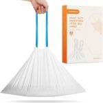 MeoWant Cat Litter Box Liners, 20 Count Heavy Duty Drawstring Cat Litter Receptacles Bags for Meowant MW-SC01 Automatic Cat Litter Box - Image 2