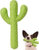 MewaJump Dog Chew Toys, Durable Rubber Dog Toys for Aggressive Chewers, Cactus Tough Toys for Training and Cleaning Teeth, Interactive Dog Toys for Medium/Large Dog - Image 2