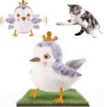 Migipaws Flapping Bird, Lifelike Sandpiper Chirping,Touch Activated KittenToy,Interactive Cat Toy for All Breeds Cat Kicker,Catnip Toys,Rechargeable… - Image 2