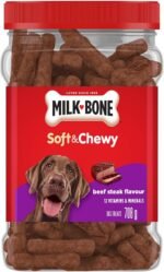 Milk-Bone Soft & Chewy Dog Treats, Tender Oven Baked Snacks Made with Tasty Wholesome Ingredients, Beef Steak Flavour, 708 g (Pack of 1) - Image 2