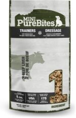 Mini-PureBites Freeze Dried Beef Dog Treats | Only 1 Ingredient | 85g - Image 2