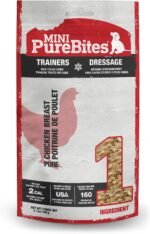 Mini-PureBites Trainers RAW Freeze Dried Chicken Breast Dog Training Treats (1PBMT60PO24) - Image 2