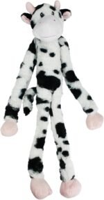 Multipet's Swingin Slevin XXL Oversized 30-Inch Spotted Cow Plush Dog Toy - Image 2