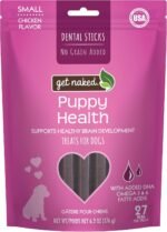 N-Bone 700538 Get Naked Grain Free 1 Pouch 6.2 oz Puppy Health Dental Chew Sticks, Small - Image 2
