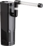 NICREW Aquarium Internal Filter, Submersible Power Filter with Multiple Function, Aeration System with Sponge Filter for Fish Tanks 2-5 Gallon, 40 GPH, 3.5W - Image 2