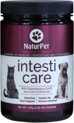 NaturPet Intesti Care for Cats and Dogs | Natural Alternative to Chemical Wormers | Promotes a Healthy intestinal Tract | Contains Diatomaceous Earth | 165g - Image 2
