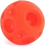 Omega Paw Tricky Treat Ball, Large, Treat Dispensing Dog Toy, Orange - Image 2