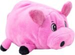 Outward Hound Fattiez Pig Plush Squeaky Dog Toy, Small - Image 2