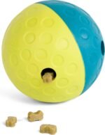 Outward Hound by Nina Ottosson Treat Tumble Interactive Puzzle Ball Dog Toy, Level 1 Beginner, Blue, Small - Image 2