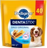 PEDIGREE DENTASTIX Oral Care Original Adult Dog Treats - for Medium Breeds - Reduces Plaque and Tartar Buildup - 40 Sticks 972g Pouch - Image 2