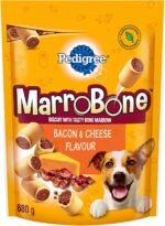 PEDIGREE MARROBONE Dog Treats - Bacon & Cheese Flavour - 680g Pouch - Image 2