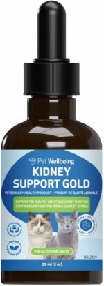 Pet Wellbeing Kidney Support Gold for Cats - Supports Healthy Kidney Function, Fluid Balance, Energy Levels, Rehmannia, Dong Quai - Herbal Supplement 2 oz (59 ml) - Image 2